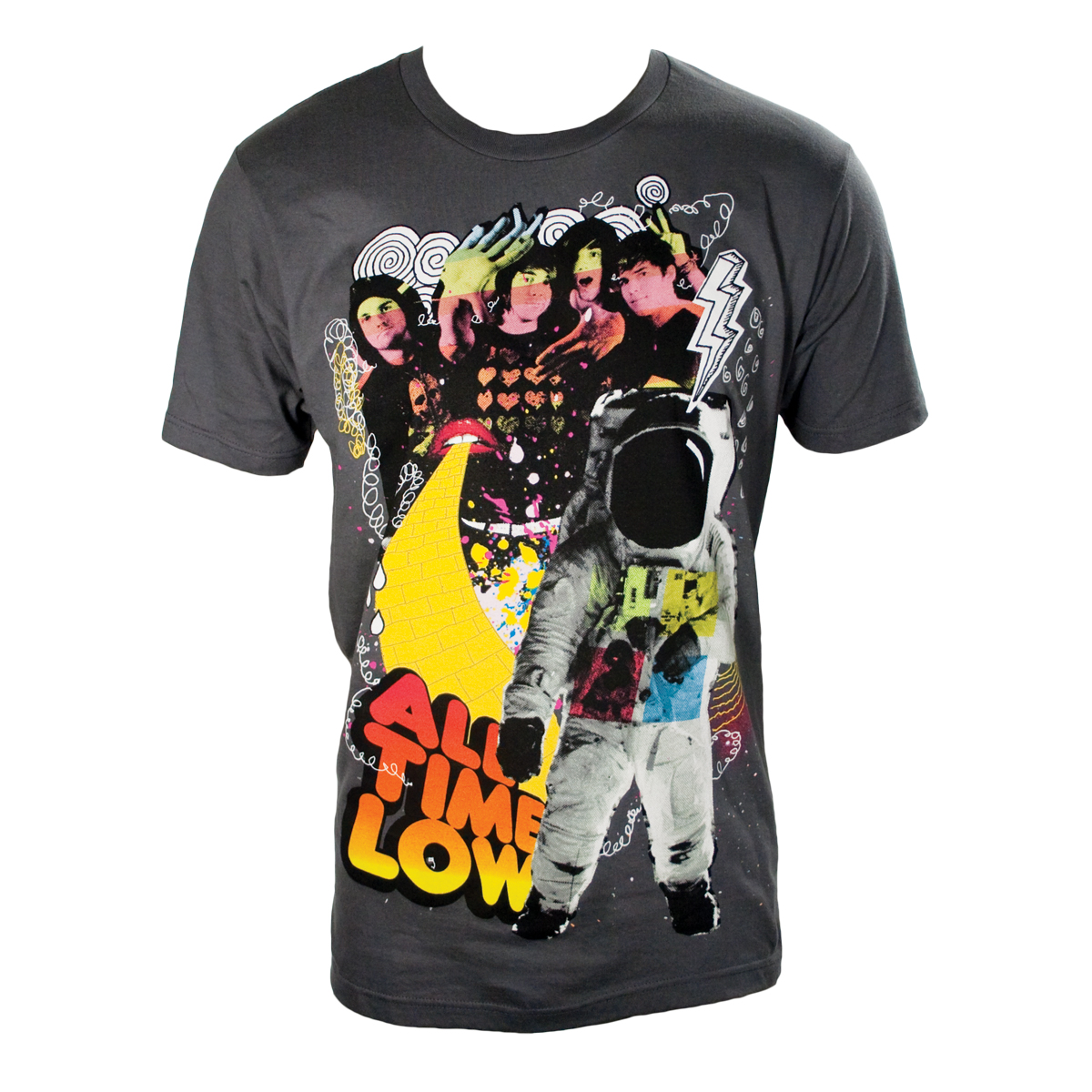 ALL TIME LOW - Space Case - Slim Fit Charcoal